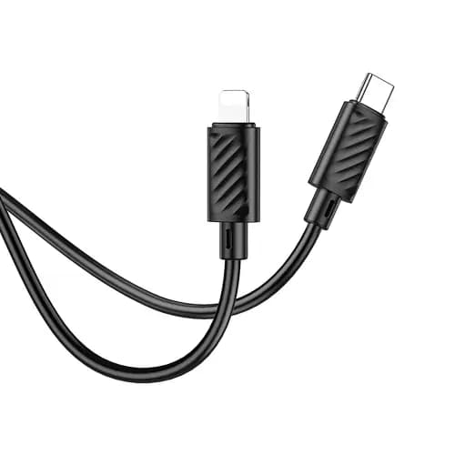 HOCO Hoco X88 Gratified PD20W Cabo USB-C para Lightning 2.4A 1m Preto — Novo