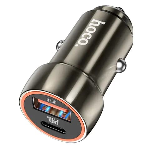 HOCO Hoco Z46A Carregador de Carro Blue Whale PD20W+QC3.0 Azul Safira — Novo